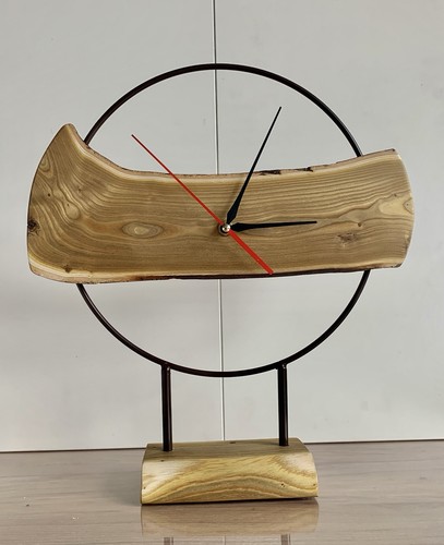 Holzstanduhr essigbaum mit - holzstanduhr,