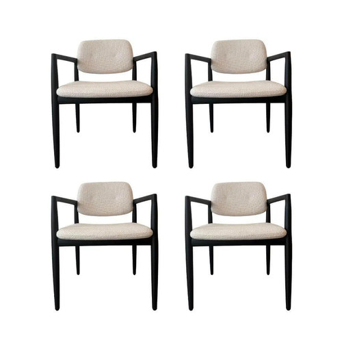 Minotti 4er set armlehnstuhl - minotti,