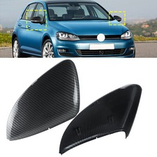 2x Carbon-Stil Spiegelkappen