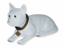 Wackel figur katze - wackel, weiß