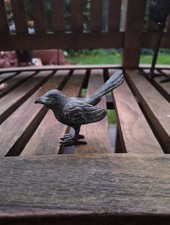 Teichfigur Vogel Metall