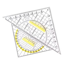 2Pcs Set Square Winkelmesser