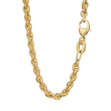 45cm zopfkette 585 gelb gold - 585,