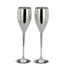 Sektgläser 2 Stk. Silber