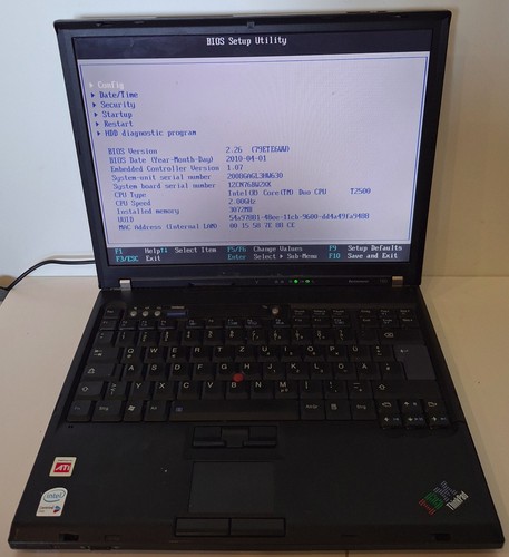 Lenovo thinkpad x60s t60 t60p - lenovo,