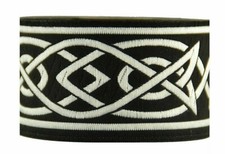 10m BORTE 50 MM Breit 50115 Schwarz-Silber Mittelalter Borten Larp 1,149€/m