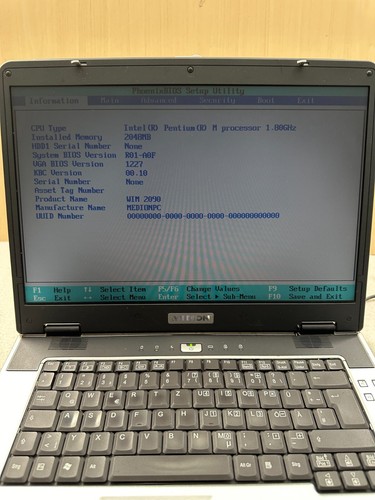 Notebook medion 97600 wim - notebook,