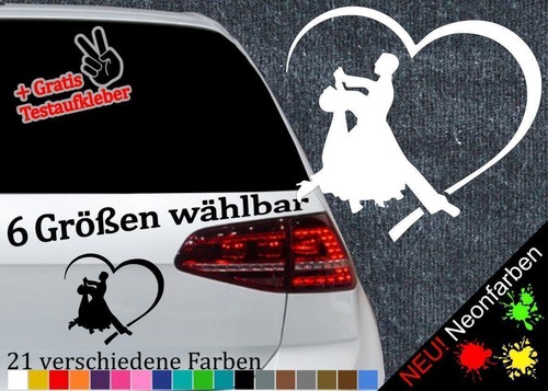 Tanzpaar herz aufkleber - tanzpaar, 6
