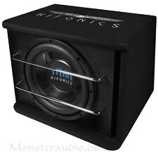 HIFONICS 600 Watt Bassreflex Subwoofer Titan TS250R 25cm Carbonlook Auto Bassbox