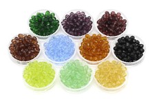 80 Stk. Kristall Glasperlen