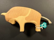 Ostheimer Bauernhof Figur OCHSE STIER Kuh Bulle Bison Büffel Tier Holz retro NEU