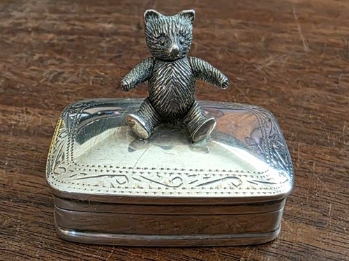 Sterling silber schatulle mit - sterling,