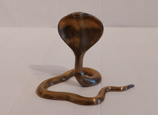 Messing Cobra Figur 12 cm