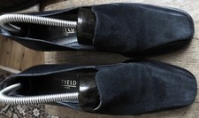  Damenschuhe GREENFIELD, Gr. 38,5, Leder, schwarz, Italien, sehr guter Zustand