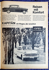 Opel  Kapitän, originale Werbung aus 1962
