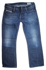 Diesel Herren Jeans Hose ZATINY Regular Bootcut W32 L28 blau Wash 0074W