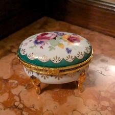 Porzellan Deckeldose  Limoge