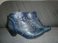 DKODE 37 Damen Stiefeletten türkis Leder