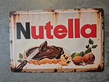 Nutella Retro Blechschild