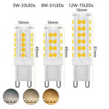 LED G9 5W 8W 12W 230V Keramik