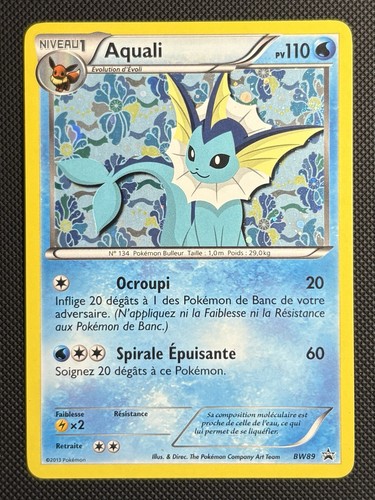 Pokemon karte aquali bw89 holo - aquali,