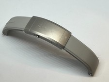 Sinn große Faltschließe Titan mit Silikonband 20mm