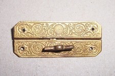 antiker Beschlag mit Schließe, Messing