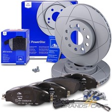 ATE POWERDISC BREMSSCHEIBEN Ø288 +CERAMIC BELÄGE VORNE FÜR AUDI SEAT SKODA VW