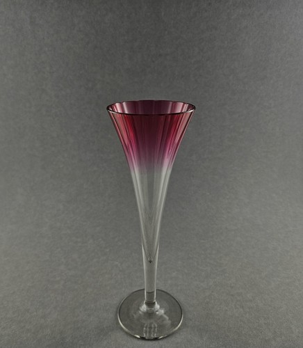 Jugendstil sektglas rot - sektglas,,