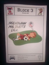 RWE Rot Weiss Erfurt - Union Sandersdorf 2021/22 OL Ultra Fanzine Block 3 Progra