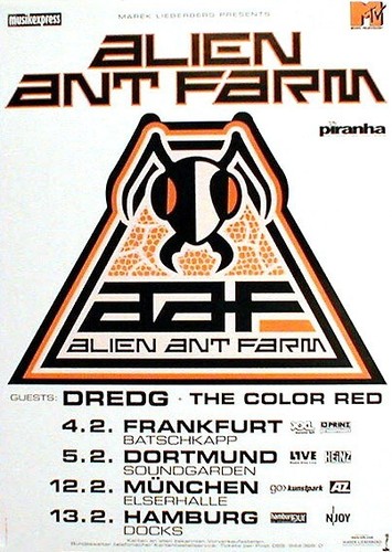 Alien ant farm konzertplakat - alien,