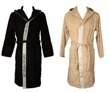 EMPORIO ARMANI Bademantel aus gekreuztem Baumwollfrottee mit Kapuze Artikel 2317