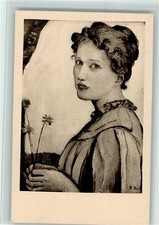 10528923 - Maedchenbildnis , gute Erhaltung Hodler, F. 1919