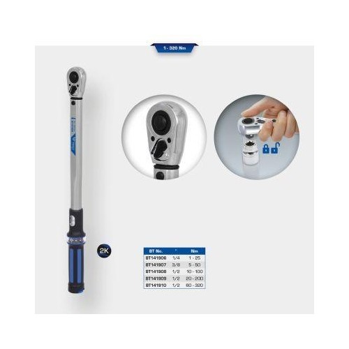 Zoll drehmomentschlüssel - 1/4,