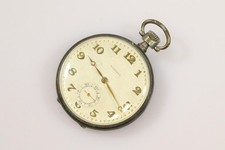 Art Deco Taschenuhr Saxonia 900er Silbergehäuse um 1920 (BX2297)