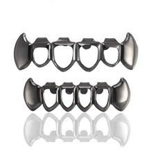 Open face grillz plated top - face,