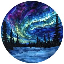 Autoaufkleber Buntglas