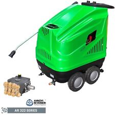 DeTec. Heißwasser Hochdruckreiniger 200 Bar Dampfstrahler 400V mit Diesel 140°C