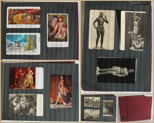 Fotoalbum kunstpostkarte - ak,
