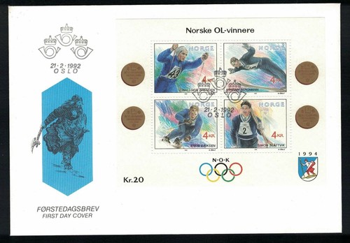 Fdc norwegen 1992 - fdc,