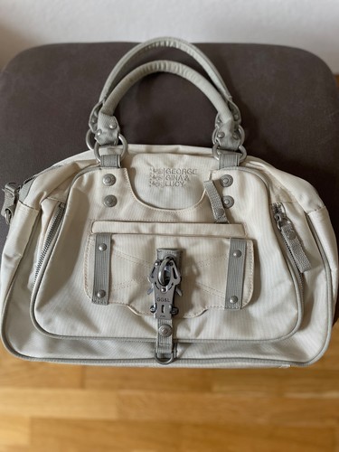 Vintage ggl handbag white - ggl,