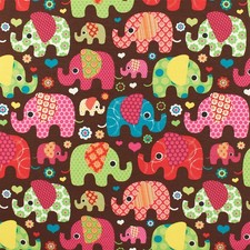 Jersey Stoff Elefanten