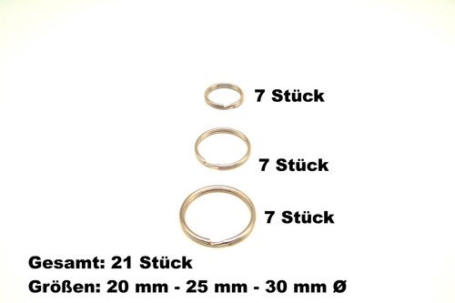 Schlüsselringe stück - 21,