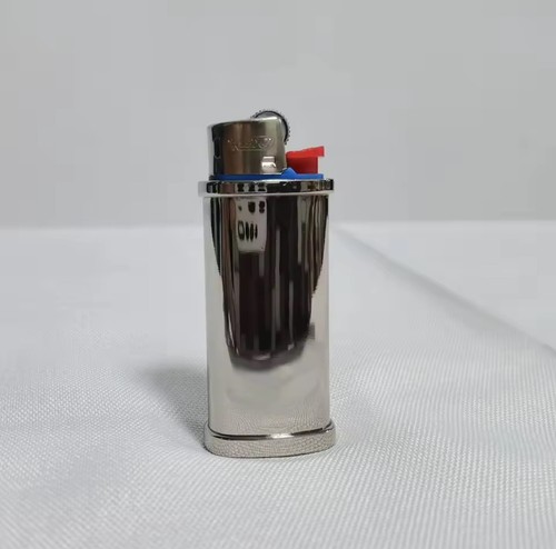 Metall feuerzeug hülle - feuerzeug, chrom