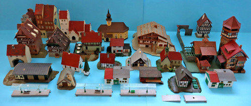 Modellgebäude konvolut spur - modellgebäude,