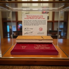 Chicago Bulls Game Used Court Floor Piece 1987–1994 Michael Jordan w/ COA