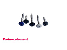 Fassadenschrauben Flachrundkopf Holzschrauben Edelstahl A2 TX20 4,8mm farbig