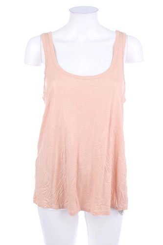 Bershka top glitzer - l, nude