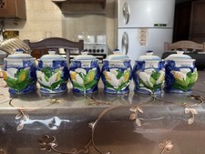 Gewürzhalter Keramik handbemaltSalz-Pfeffer-Chili-Rosmarin-Oregano-Tee