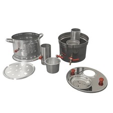 Samowar Edelstahl 3.5L mit